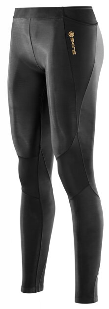 Skins A400 Womens Black/Silver Long Tights - kompresní kalhoty